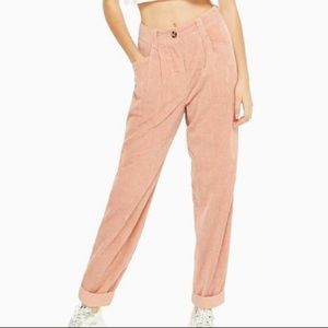 topshop pink corduroy trousers